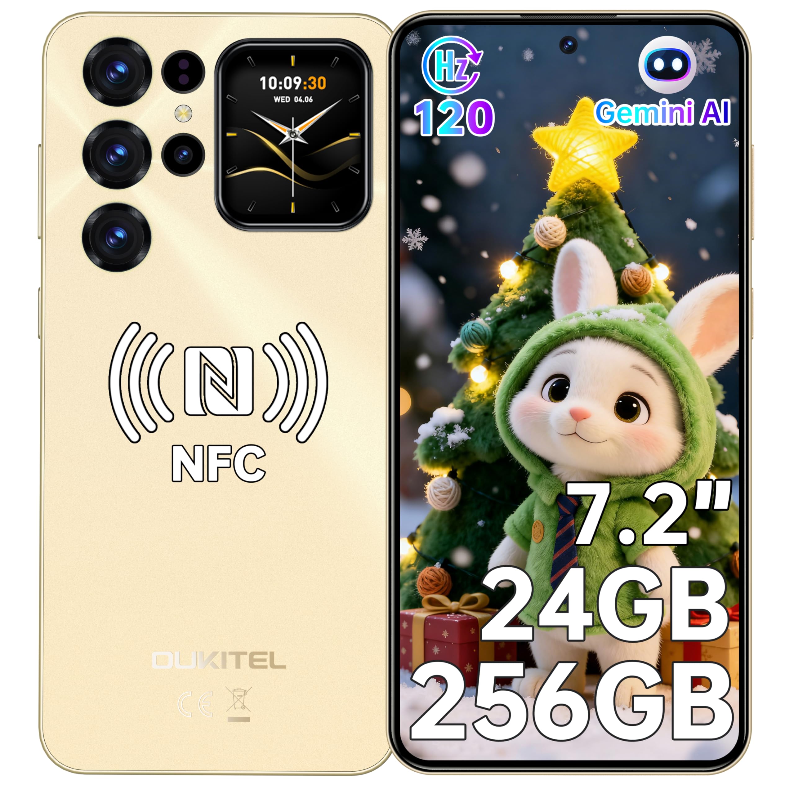OUKITEL C68 Plus Mobile Phones - 2026 Smartphone,7.2